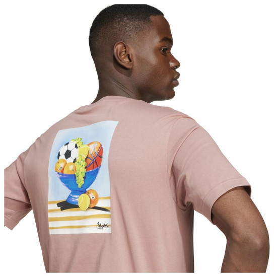 Adidas Ανδρική κοντομάνικη μπλούζα Lounge Still Life Bowl Graphic Tee Adidas Ανδρική κοντομάνικη μπλούζα Lounge Still Life Bowl Graphic Tee